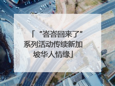 “峇峇回来了”系列活动传续新加坡华人情缘