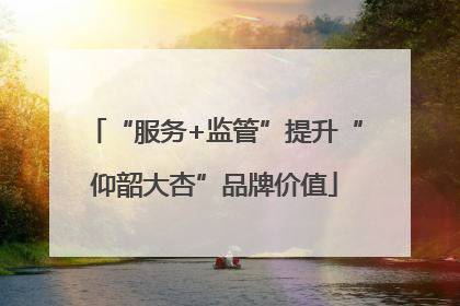 “服务+监管”提升“仰韶大杏”品牌价值