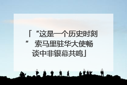 “这是一个历史时刻” 索马里驻华大使畅谈中非银幕共鸣