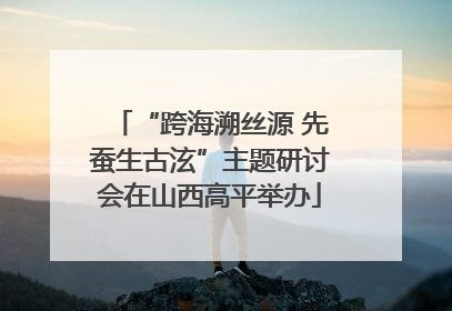 “跨海溯丝源 先蚕生古泫”主题研讨会在山西高平举办