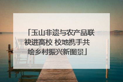 玉山非遗与农产品联袂进高校 校地携手共绘乡村振兴新图景