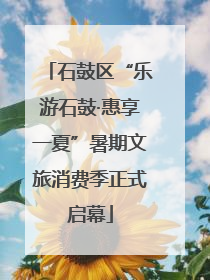 石鼓区“乐游石鼓·惠享一夏”暑期文旅消费季正式启幕