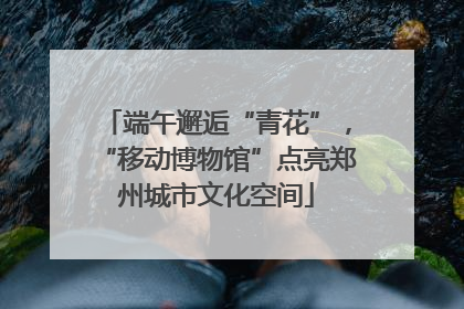 端午邂逅“青花”，“移动博物馆”点亮郑州城市文化空间