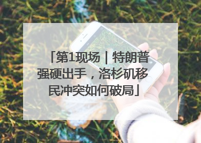 第1现场｜特朗普强硬出手，洛杉矶移民冲突如何破局
