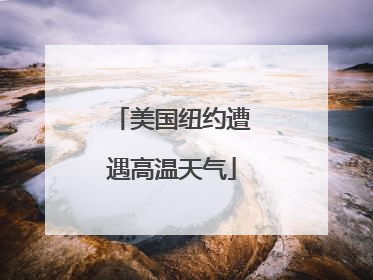美国纽约遭遇高温天气