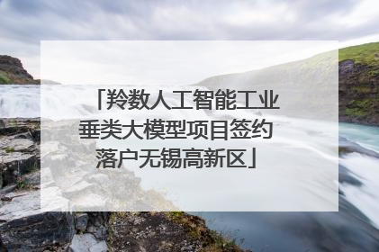 羚数人工智能工业垂类大模型项目签约落户无锡高新区