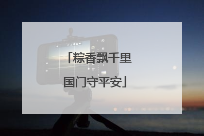 粽香飘千里 国门守平安