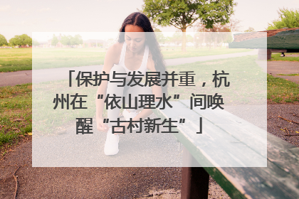 保护与发展并重，杭州在“依山理水”间唤醒“古村新生”