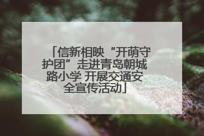 信新相映“开萌守护团”走进青岛朝城路小学 开展交通安全宣传活动