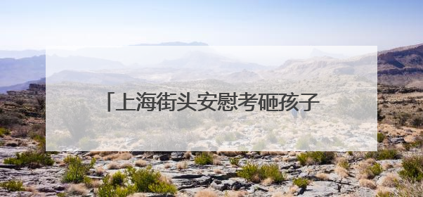 上海街头安慰考砸孩子走红非偶然，“前辈们一直教我怎样做好交警”