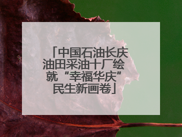 中国石油长庆油田采油十厂绘就“幸福华庆”民生新画卷