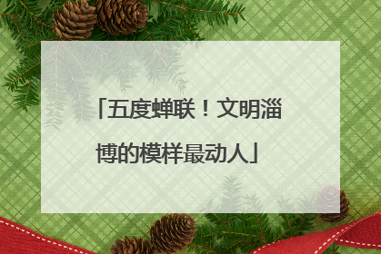 五度蝉联！文明淄博的模样最动人