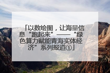 以数绘图，让海量信息“跑起来”——“绿色算力赋能青海实体经济”系列报道①