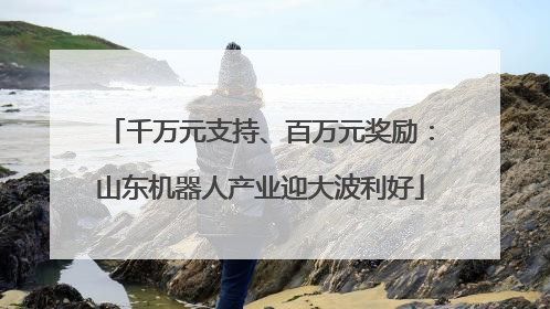 千万元支持、百万元奖励：山东机器人产业迎大波利好