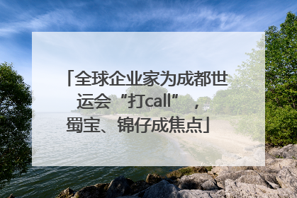 全球企业家为成都世运会“打call”，蜀宝、锦仔成焦点