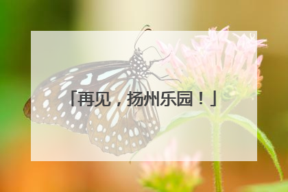 再见，扬州乐园！