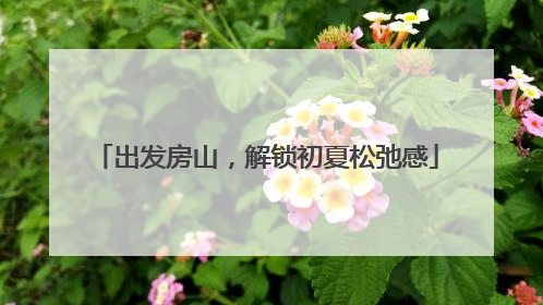 出发房山，解锁初夏松弛感