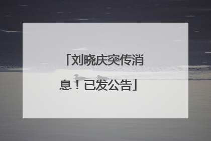 刘晓庆突传消息！已发公告