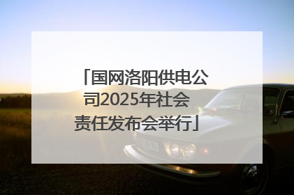 国网洛阳供电公司2025年社会责任发布会举行