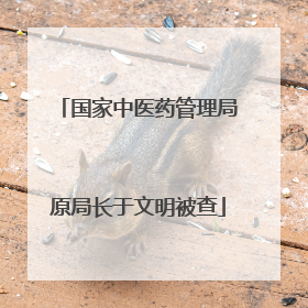 国家中医药管理局原局长于文明被查