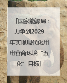 国家能源局：力争到2029年实现现代化用电营商环境“五化”目标