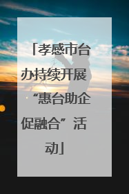 孝感市台办持续开展“惠台助企促融合”活动