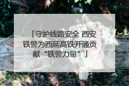 守护线路安全 西安铁警为西延高铁开通贡献“铁警力量”