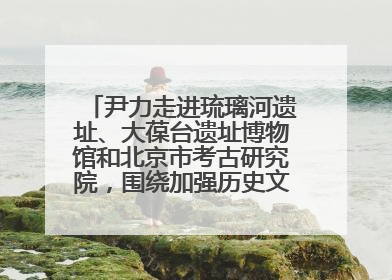尹力走进琉璃河遗址、大葆台遗址博物馆和北京市考古研究院，围绕加强历史文化名城保护调研