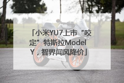 小米YU7上市“咬定”特斯拉Model Y，智界闻风降价