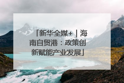 新华全媒+｜海南自贸港：政策创新赋能产业发展