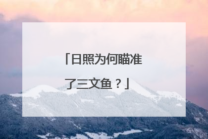 日照为何瞄准了三文鱼？