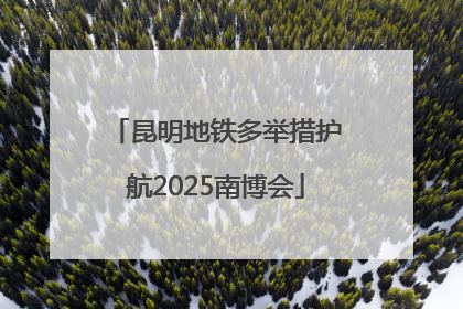 昆明地铁多举措护航2025南博会
