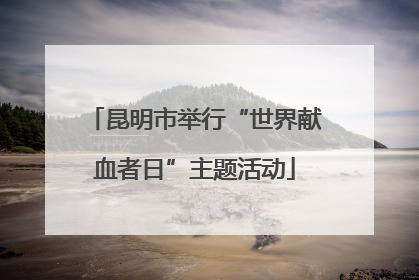 昆明市举行“世界献血者日”主题活动