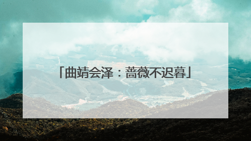 曲靖会泽：蔷薇不迟暮