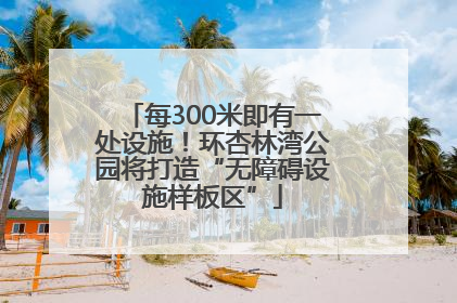 每300米即有一处设施！环杏林湾公园将打造“无障碍设施样板区”