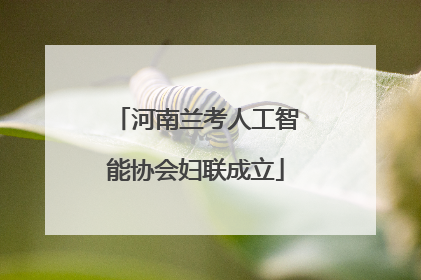 河南兰考人工智能协会妇联成立