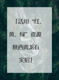活用“红、黄、绿”资源 陕西黄龙有实招