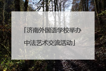 济南外国语学校举办中法艺术交流活动