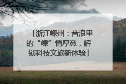 浙江嵊州：音浪里的“嵊”情厚意，解锁科技文旅新体验