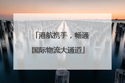 港航携手，畅通国际物流大通道