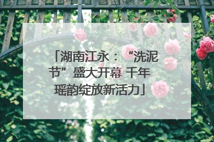 湖南江永：“洗泥节”盛大开幕 千年瑶韵绽放新活力