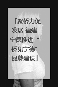 聚侨力促发展 福建宁德推进“侨见宁德”品牌建设