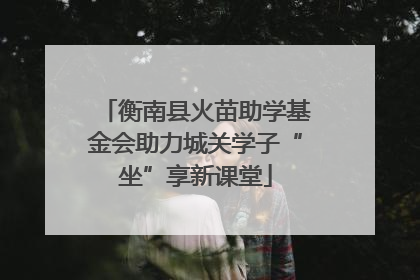 衡南县火苗助学基金会助力城关学子“坐”享新课堂