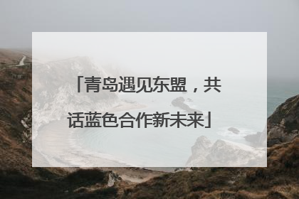 青岛遇见东盟，共话蓝色合作新未来