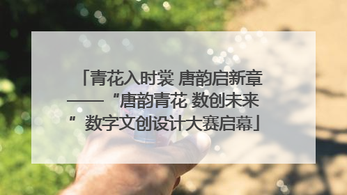 青花入时裳 唐韵启新章——“唐韵青花 数创未来”数字文创设计大赛启幕