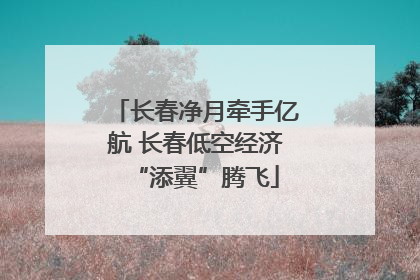 长春净月牵手亿航 长春低空经济“添翼”腾飞
