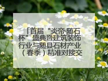 首届“炎帝·随石杯”盛典暨建筑装饰行业与随县石材产业（春季）精准对接交流会落幕
