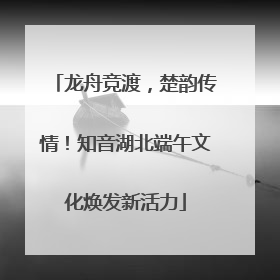 龙舟竞渡，楚韵传情！知音湖北端午文化焕发新活力
