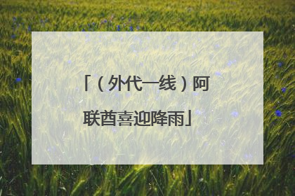 （外代一线）阿联酋喜迎降雨