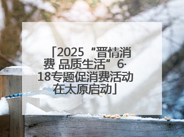2025“晋情消费 品质生活”6·18专题促消费活动在太原启动